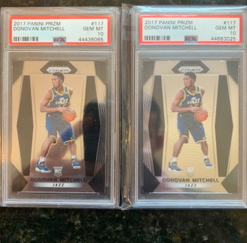 Donovan Mitchell Prizm PSA 10 (x2)