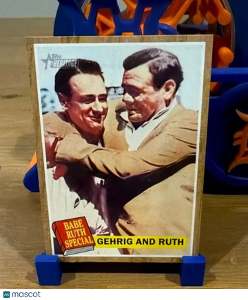 2011 Topps Heritage Gehrig and Ruth #140