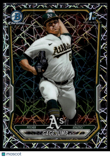 2026 Bowman Gage Jump #BCP-15 Chrome Prospects Lazer Refractor