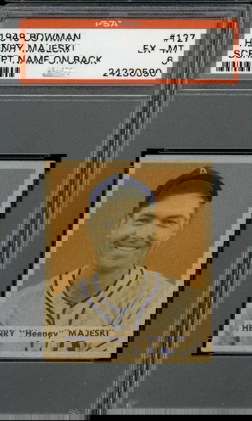 1949 Bowman #127 Henry Majeski