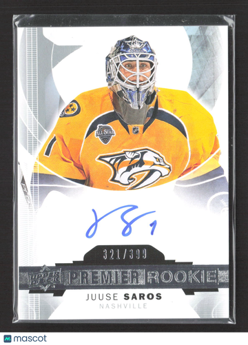2015 Upper Deck Premier Juuse Saros #55 /399