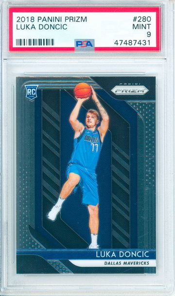 2018 Luka Doncic Prizm PSA 9