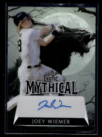 2023 Leaf Exotic Mythical Joey Wiemer #MA-JW3 Auto 1/1