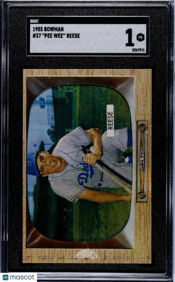 1955 Bowman Pee Wee Reese #37 SGC 1