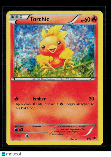 Pokemon 2014 XY Torchic #3/12