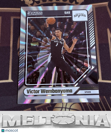 2024-25 Donruss Victor Wembanyama #6 Holo Laser SN