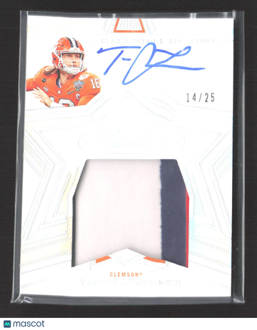 2022 Panini Flawless Collegiate Trevor Lawrence #SS-TRE /25 Patch Memorabilia