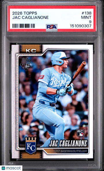 2026 Topps Jac Caglianone #138 PSA 9