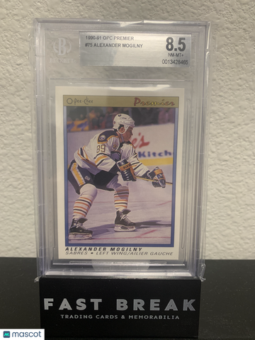 1990 OPC Premier Alexander Mogilny #75 Rookie BGS 8.5