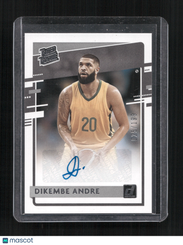 2021 Panini Chronicles Draft Picks Dikembe Andre #RR-DAN Donruss Rated Rookie Autographs AU,SN