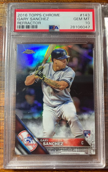 Gary Sanchez 2016 Topps Chrome Refractor