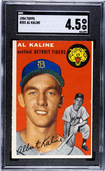 1954 Topps #201 Al Kaline SGC 4.5