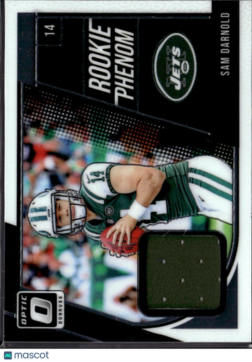 Sam Darnold 2018 Panini Donruss Optic Rookie Phenom Memorabilia New York Jets