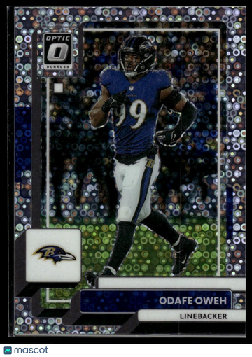 2022 Donruss Optic Odafe Oweh #19 Silver Circles SN