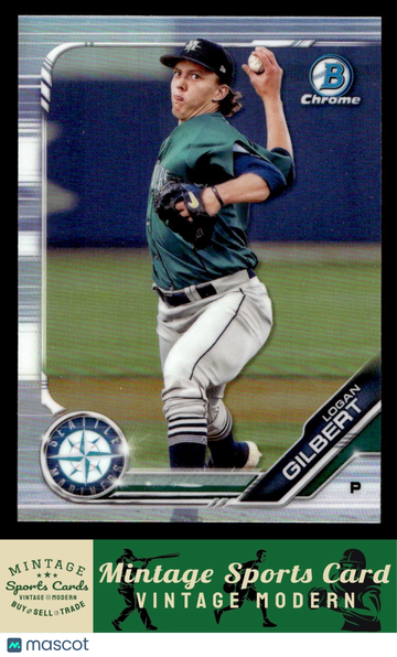 2019 Bowman Draft Logan Gilbert #BDC-179 Chrome