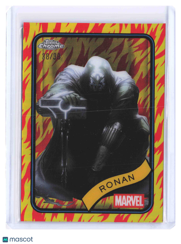 2025 Topps Chrome Marvel Ronan 38/39 #157