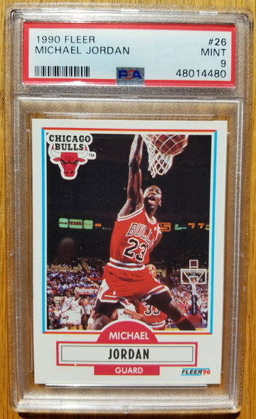 1990 Fleer #26 Michael Jordan PSA 9 MINT