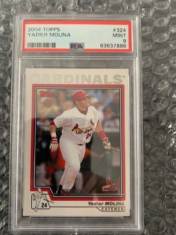 2004 Topps Yadier Molina Rookie PSA 9