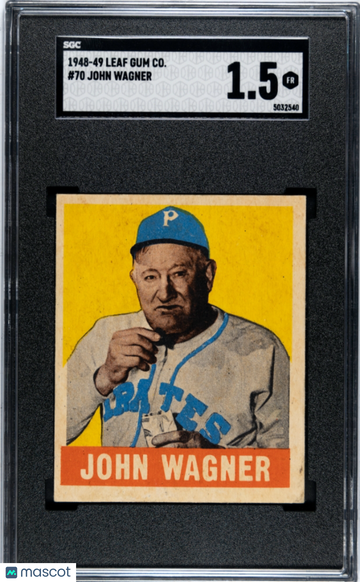 1948 Leaf Gum Co. John Wagner #70 SGC 1.5