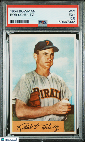 1954 Bowman Bob Schultz #59 PSA 5.5