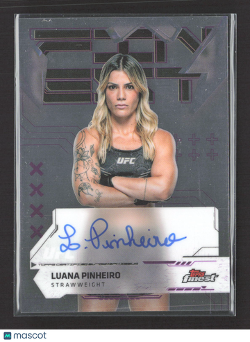 2025 Topps Finest UFC Luana Pinheiro #FA-LP Auto
