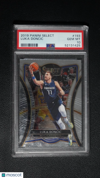 2019-20 Panini Select Luka Dončić #193 [Base] Base Set PSA 10