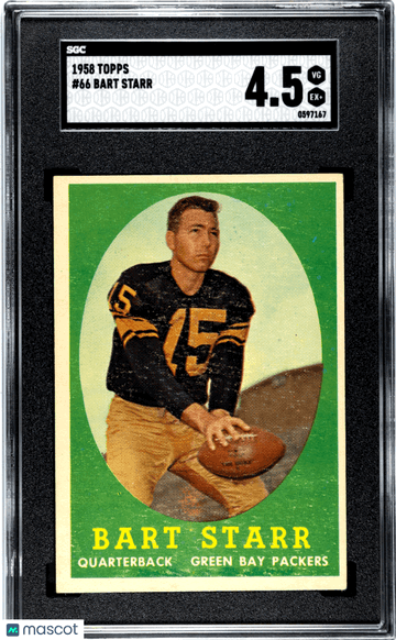 1958 Topps Bart Starr #66 SGC 4.5