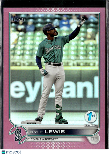 Kyle Lewis 2022 Topps Series 1 1st Edition Pink Seattle Mariners