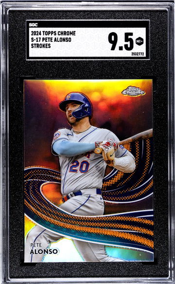 2024 Topps Chrome #S-17 Pete Alonso Strokes SGC 9.5