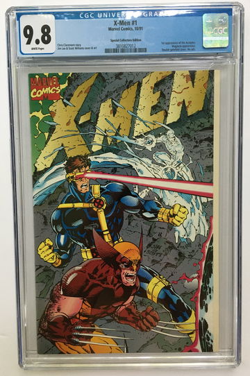 X-MEN #1 CGC 9.8 DELUXE COLLECTOR EDITION FREE S/H.