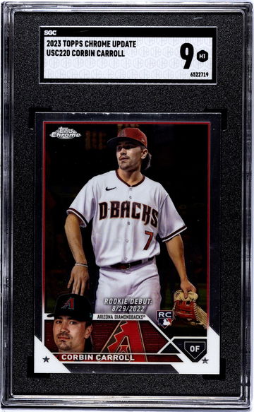 2023 Topps Chrome Update #USC220 Corbin Carroll SGC 9