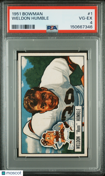 1951 Bowman Weldon Humble #1 PSA 4