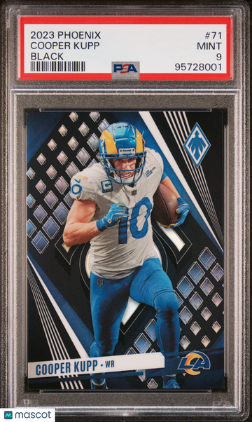 2023 Panini Phoenix Cooper Kupp #71 Black PSA 9