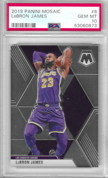 2019 Mosaic LeBron James PSA 10