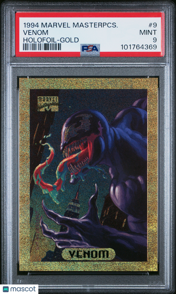 1994 Marvel Masterpieces Holofoil Venom #9 PSA 9