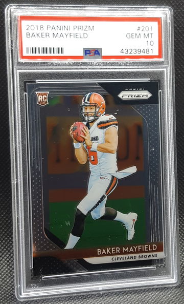 2018 Baker Mayfield Prizm Shipped from Canada