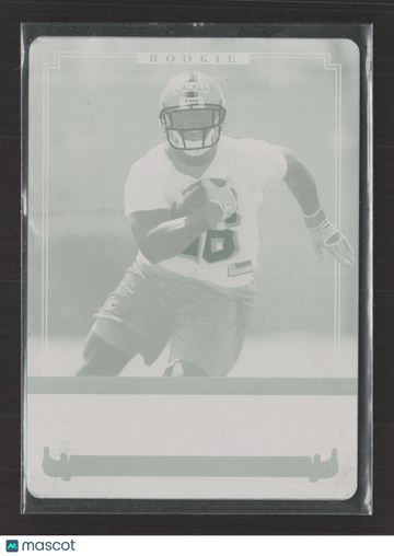 2007 Donruss Classics Football Delanie Walker #178 Magenta Printing Plate /1