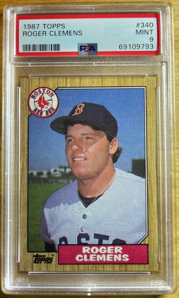 1987 Topps Roger Clemens #359 PSA 9 Red Sox