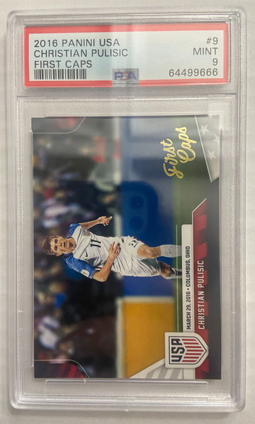 2016 Panini USA Christian Pulisic First Caps #9 USA RC