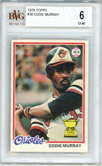 1978 TOPPS EDDIE MURRAY ROOKIE BVG 6