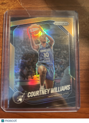 2025 Panini Prizm Courtney Williams #69 Black Gold Prizm Short Print Parallel/Variety Base Set