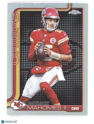 2025 Topps Chrome Patrick Mahomes II #148 Lightboard Logo Variation