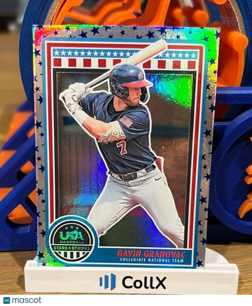 2025 Panini - Stars and Stripes USA Baseball - Stars Gavin Grahovac #7