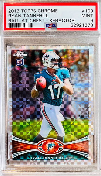 ⭐️ 2012 RYAN TANNEHILL TOPPS CHROME X-FRACTOR PSA 9 RC🔥📈 