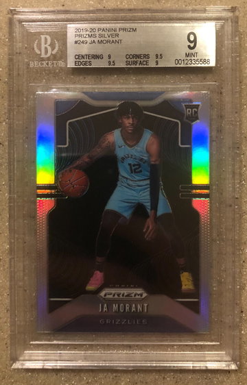 Ja Morant bgs 9 silver prizm