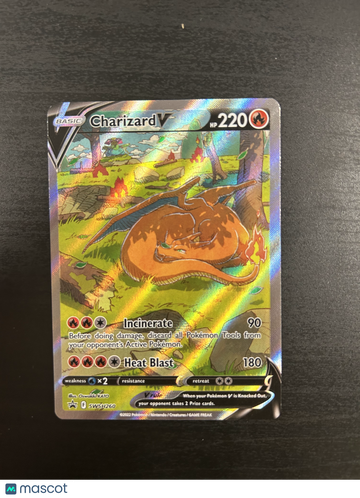 2022 Sword & Shield Charizard V Holo Black Star Promo #SWSH260