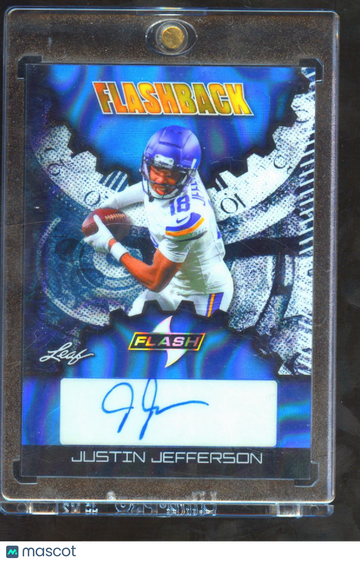 2025 Leaf Flash Flashback Justin Jefferson #FLA-JJ3 /1