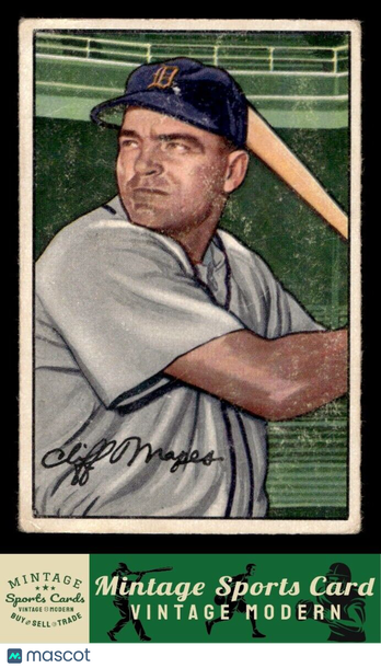 1952 Bowman Cliff Mapes #13