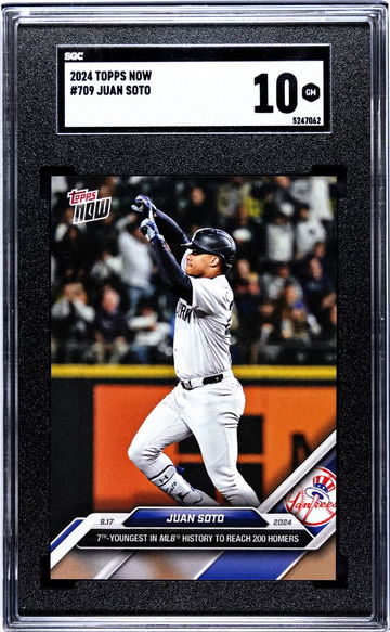 2024 TOPPS JUAN SOTO NOW #709 limited /1840 SGC 10