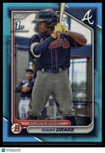 2024 Bowman Isaiah Drake #BP-21 Prospects Sky Blue SN